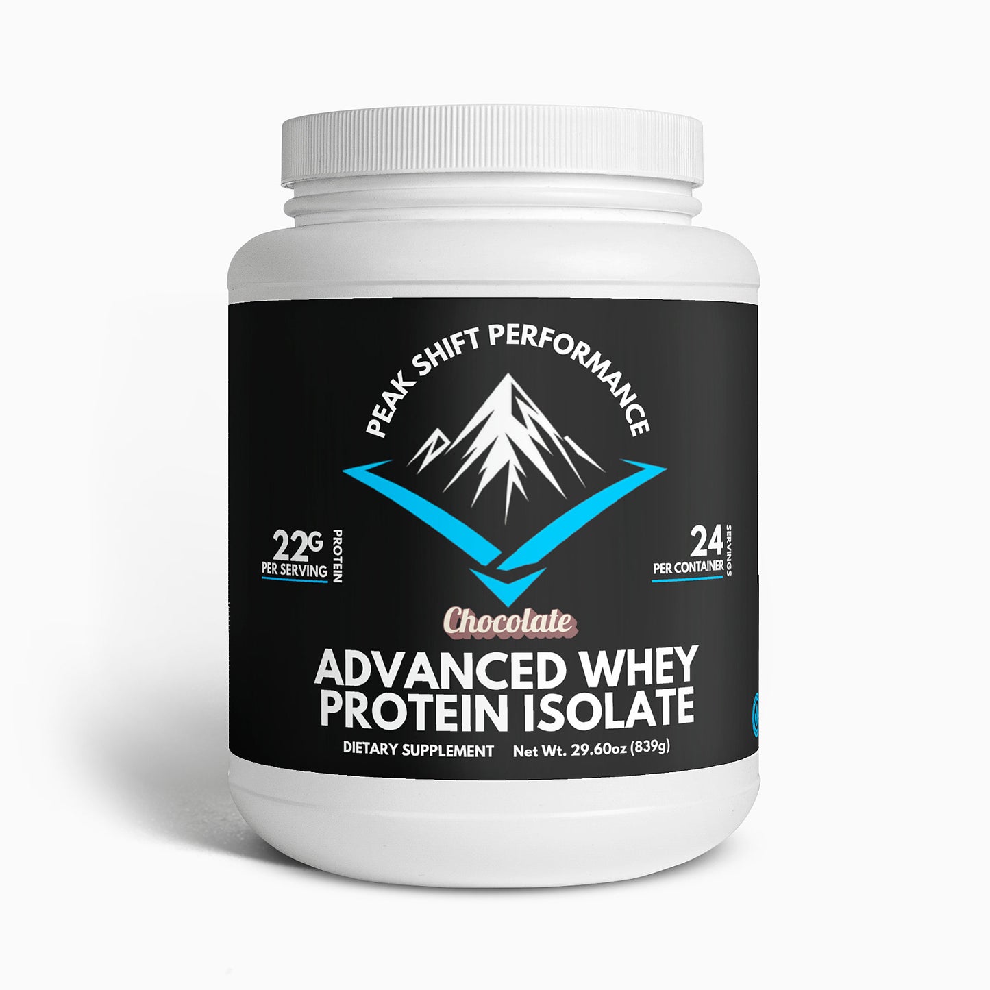 Advanced 100% Chocolate Whey Protein Isolate