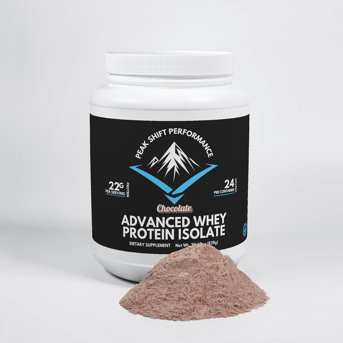 Advanced 100% Chocolate Whey Protein Isolate