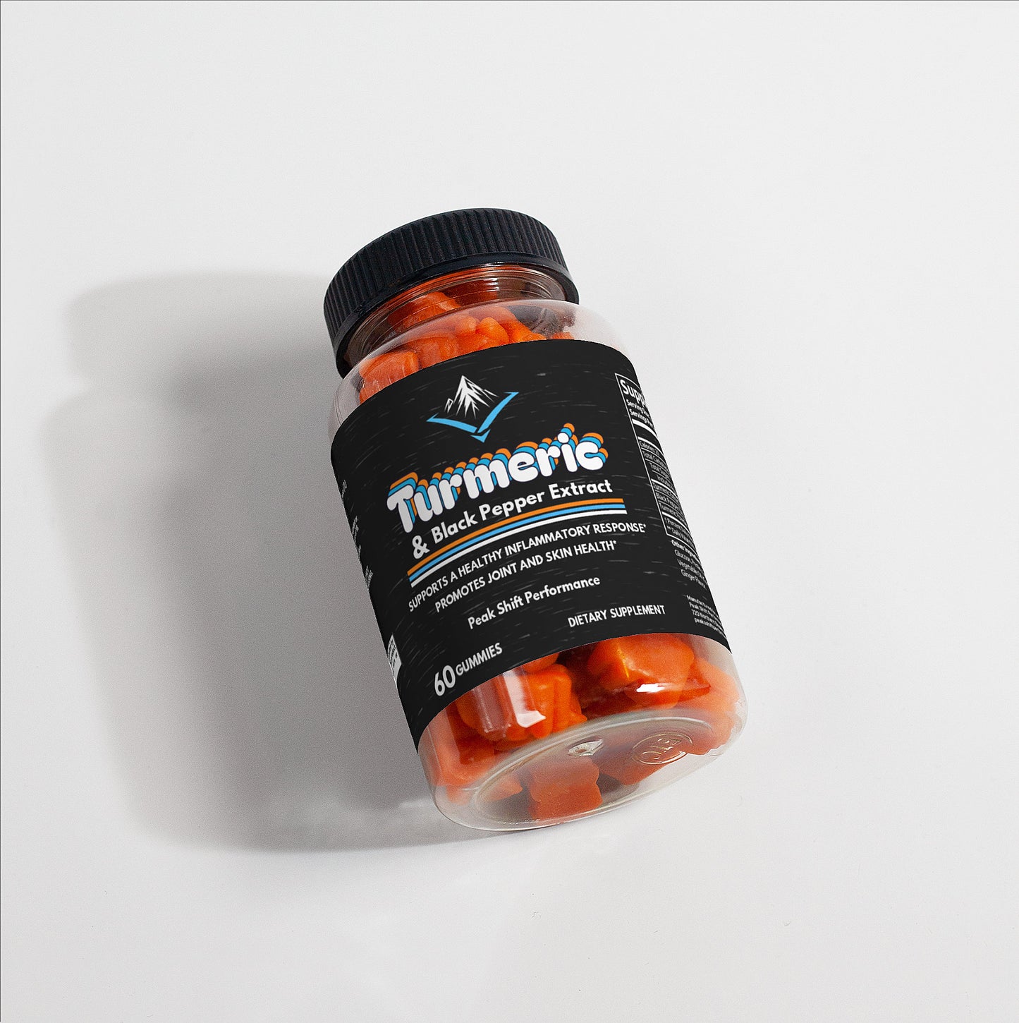 Turmeric Gummies with Black Pepper & Curcumin – Antioxidant & Joint Support Supplement – Supports Inflammatory Response & Healthy Skin – 60 Gummies –