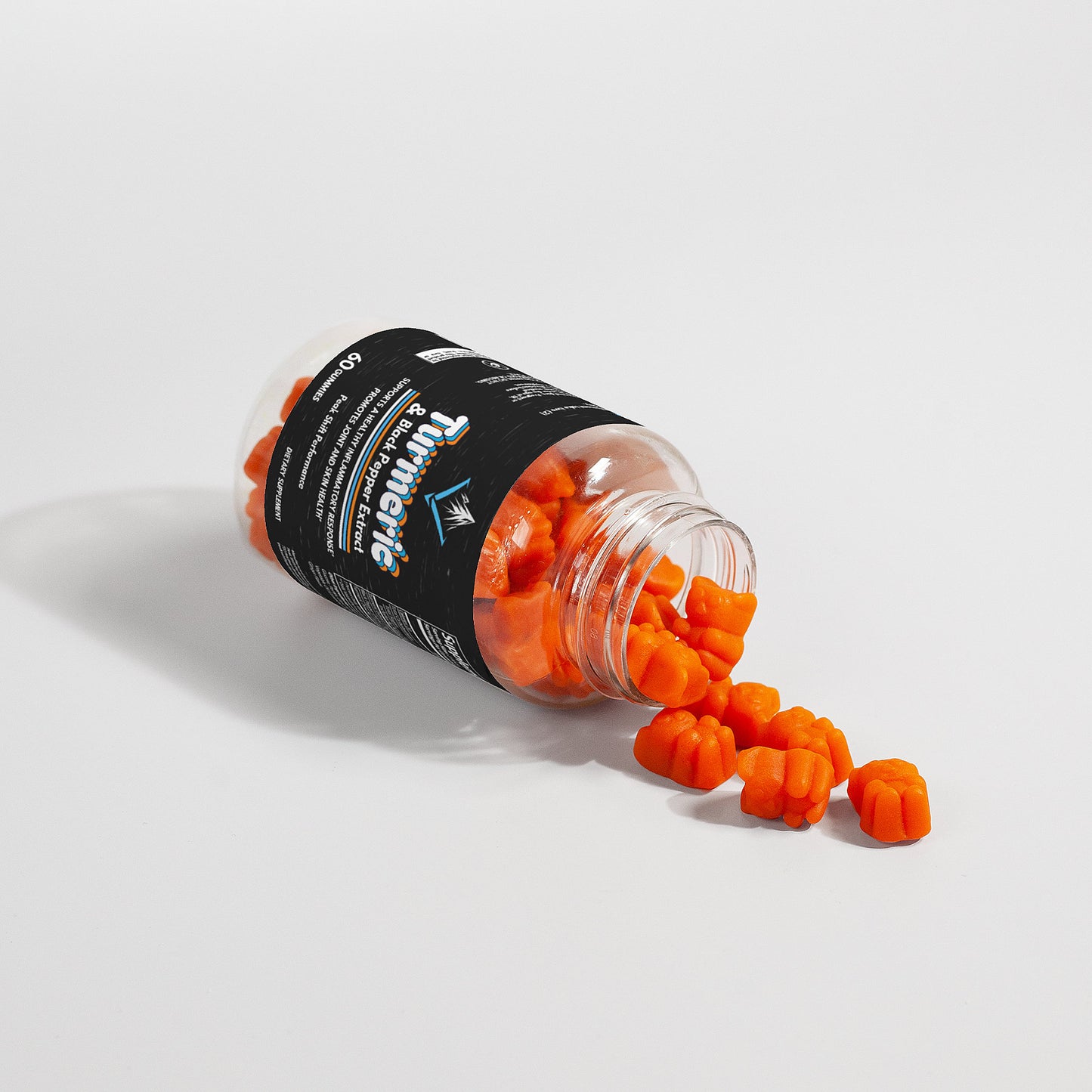 Turmeric Gummies with Black Pepper & Curcumin – Antioxidant & Joint Support Supplement – Supports Inflammatory Response & Healthy Skin – 60 Gummies –